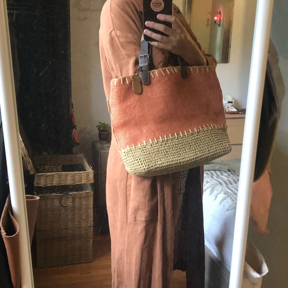 Pretty colors fall tote bag woven - Picture 2 of 4